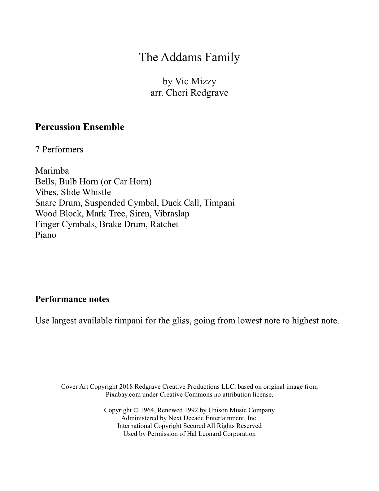 Addams-Family-Score-and-Parts2.png The Addams Family <br>(Through Sheet Music Plus)