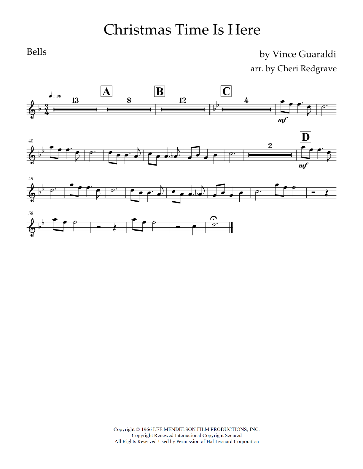Christmas Time <br>(Through Sheet Music Plus)