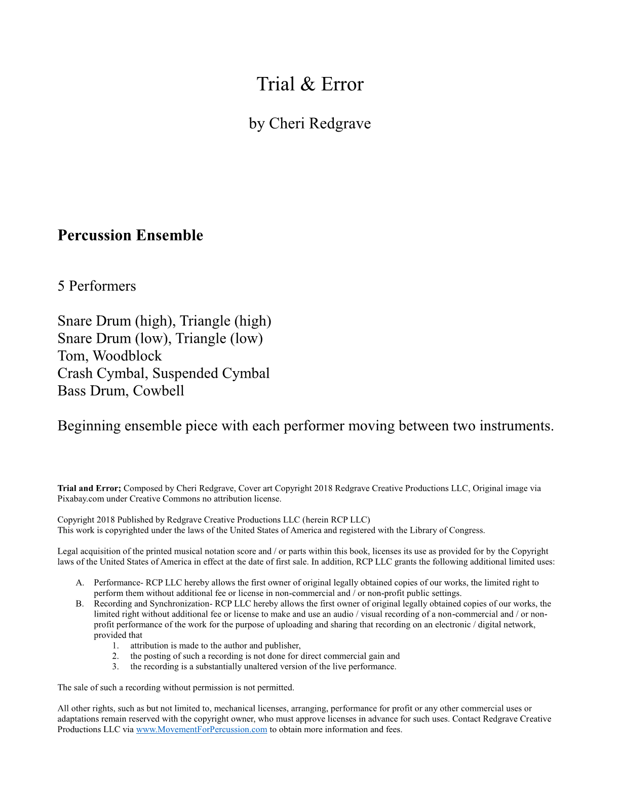 Trial-and-Error-Score-and-Parts2.png Trial and Error <br>(Digital Download)